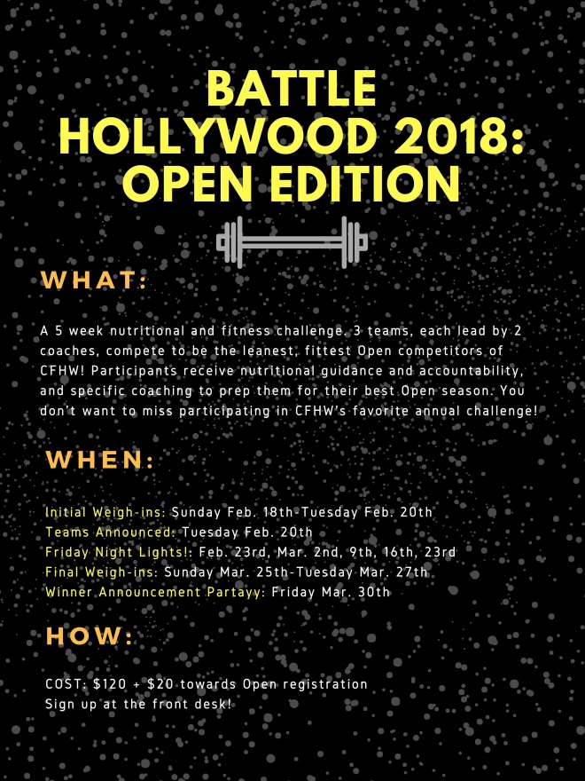 BATTLE HOLLYWOOD 2018_ Open Edition